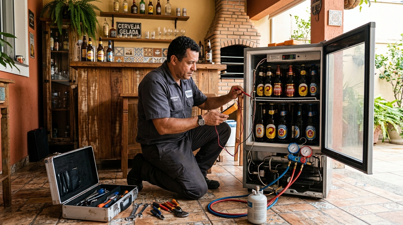 Recarga de gás de cervejeira em Uberaba‑MG