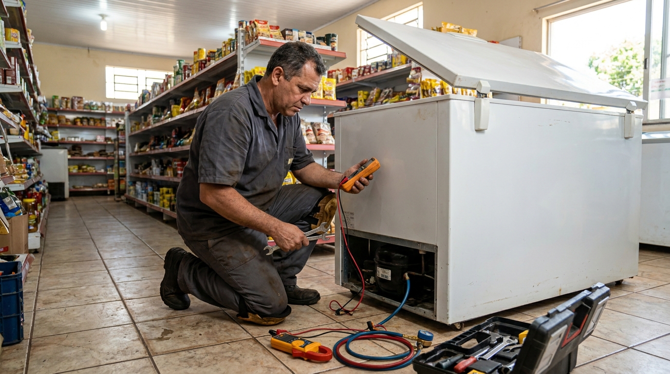 Troca de termostato de freezer Perto de Mim